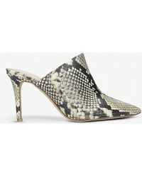 aldo snakeskin mules