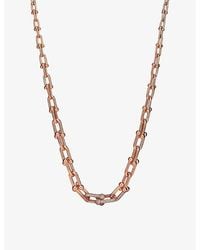 Tiffany & Co. - Tiffany Hardwear Graduated Link 18Ct Rose- And 3.19Ct Diamond Necklace - Lyst