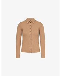 ME+EM - Ultimate Rib Collared Stretch-Cotton Shirt - Lyst