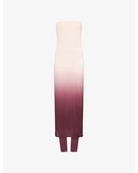 Alaïa - Layered Strapless Stretch-Woven Jumpsuit - Lyst