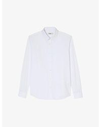 Sandro - Long-sleeved Regular-fit Cotton Shirt X - Lyst