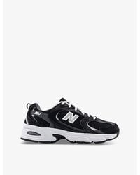 New Balance - Mr530 Leather And Mesh Low-Top Trainers - Lyst