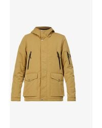 PS by Paul Smith Utility Zipped Cotton-blend Hooded Coat - Multicolor