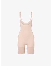 Spanx - Sculpt Gofigure Open-Bust Mid-Thigh Bodysuit - Lyst