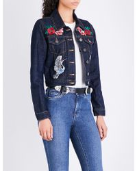 maje jeans jacket