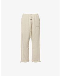 Fear Of God - Logo-Embroidered Relaxed-Fit Cotton-Blend Jogging Bottoms - Lyst