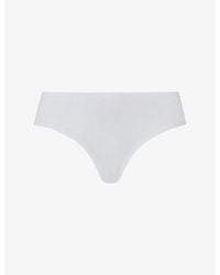 Hanro - Invisible High-Rise Stretch-Cotton Briefs - Lyst