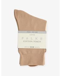 FALKE - Cotton Touch Cotton-Blend Socks - Lyst