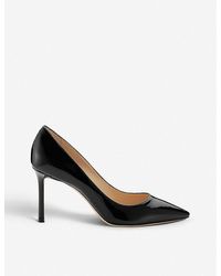 Jimmy Choo - Romy 85 Patent-leather Courts - Lyst
