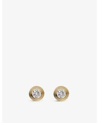 Cartier - D'Amour Medium 18Ct- And 0.26Ct Brilliant-Cut Diamond Earrings - Lyst