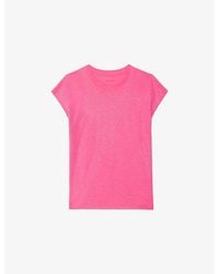 Zadig & Voltaire - Cloe Rhinestone-Embellished Cotton-Jersey Tank Top - Lyst