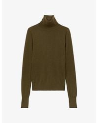 Reiss - Edina Roll-Neck Merino-Wool Jumper - Lyst
