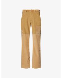 Wales Bonner - Sissoo Straight-Leg Cotton-Corduroy Trousers - Lyst