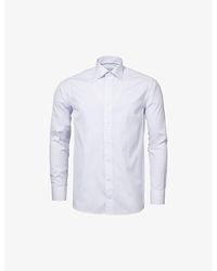 Eton - Business Point-collar Regular-fit Cotton-poplin Shirt - Lyst