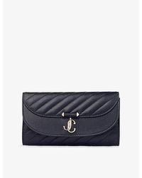 Jimmy Choo - Curve Leather Wallet-On-Chain - Lyst