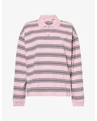 Carhartt - Bronson Long-Sleeve Cotton-Jersey Polo Shirt - Lyst
