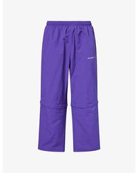 AWAKE NY - Reversible Logo-Print Shell Jogging Bottoms - Lyst