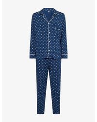 Eberjey - William Printed Stretch Jersey Pyjamas Set - Lyst