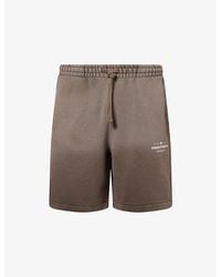 The Couture Club - Spray-Wash Logo-Print Cotton Shorts - Lyst