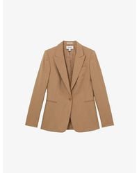 Reiss - Jade Single-Breasted Stretch-Woven Blazer - Lyst