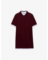 Prada - Logo-Patch Short-Sleeve Piqué-Cotton And Jersey Mini Dress - Lyst