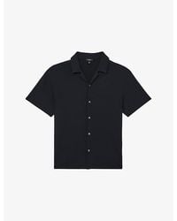 Reiss - Cedric Textured Stretch-Woven Shirt - Lyst