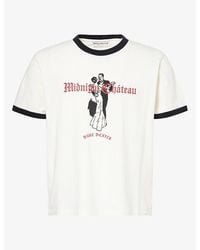 Duke & Dexter - Mc Dancers Vintage Studded Graphic-Print Cotton T-Shirt - Lyst