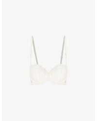 Chantelle - Champs Elysées Embroidered Balconette Bra - Lyst