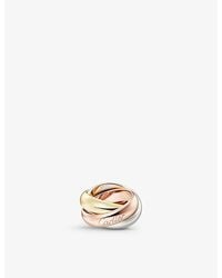 Cartier - Trinity Extra-Large 18Ct, Rose And- Ring - Lyst