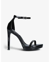 Steve Madden - Milano Strappy Patent Sandals - Lyst