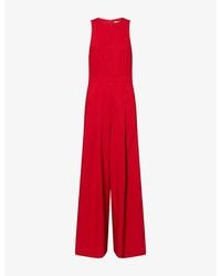 ME+EM - Tailored Wide-Leg Woven Jumpsuit - Lyst