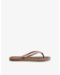Havaianas - Slim Animal-Print Rubber Flip-Flops - Lyst