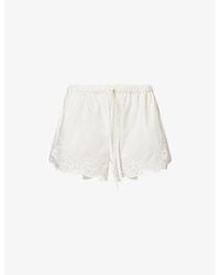 SIR. - Klara Drawstring Cotton Mini Shorts - Lyst