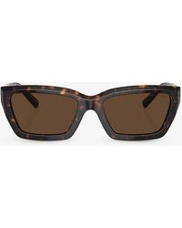 Tiffany & Co. - Tf4213 Rectangle-frame Tortoiseshell Acetate Sunglasses - Lyst