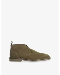 Dune - Cashed Lace-Up Suede Boots - Lyst