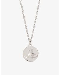 Vivienne Westwood - Janus Orb-engraved 925 Sterling Silver Pendant Necklace - Lyst