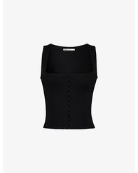 House Of Cb - The Balconette Woven Corset Top Xs (A-C Cup) - Lyst