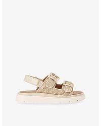 Carvela Kurt Geiger - Pavilion T-Bar Woven Sandals - Lyst