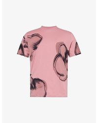Paul Smith - Orchid Graphic-print Cotton-jersey T-shirt X - Lyst