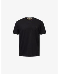 Valentino Garavani - Vgold Chest-Pocket Cotton-Jersey T-Shirt - Lyst