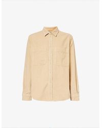PS by Paul Smith - Patch-pocket Regular-fit Cotton-corduroy Shirt - Lyst