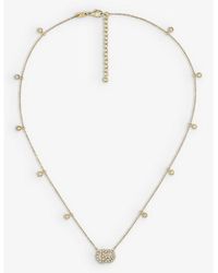 Louis Vuitton Vintage Hide And Seek Necklace in Metallic