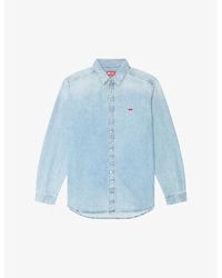 DIESEL - Denim Shirt - Lyst