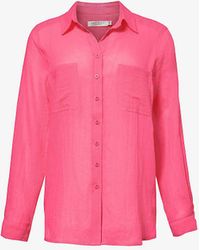 Seafolly - Breeze Semi-sheer Cotton Shirt - Lyst
