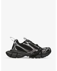 Balenciaga - 3xl Panelled Leather Low-top Trainers - Lyst