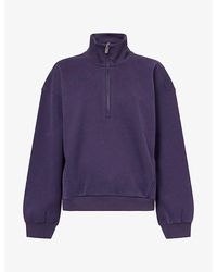 Vuori - Restore Oversized Half-Zip Cotton-Jersey Sweatshirt - Lyst