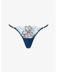Bluebella - Calantha Floral-Lace Thong - Lyst