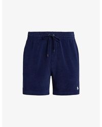 Polo Ralph Lauren - Logo-Embroidered Terry-Textured Cotton-Blend Shorts - Lyst