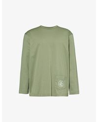 Sunspel - X Nigel Cabourn Patch-pocket Cotton-jersey T-shirt Xx - Lyst