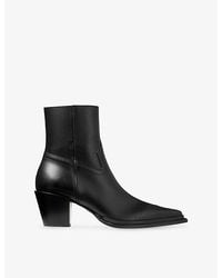 Jimmy Choo - Cece 60 Leather Heeled Ankle Boots - Lyst